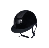 Jezdecká helma HKM Shiny Diamond Black